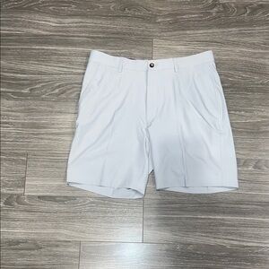 Greg Norman Collection Light Grey Flat Front Shorts
